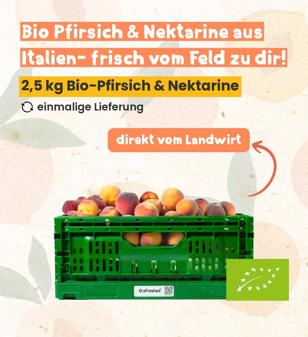 2,5 kg Bio-Pfirsich&Nekatrinen Basisartikel