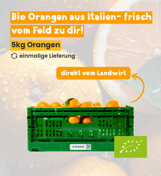 2,5 kg Bio-Orangenkiste gratis Basisartikel
